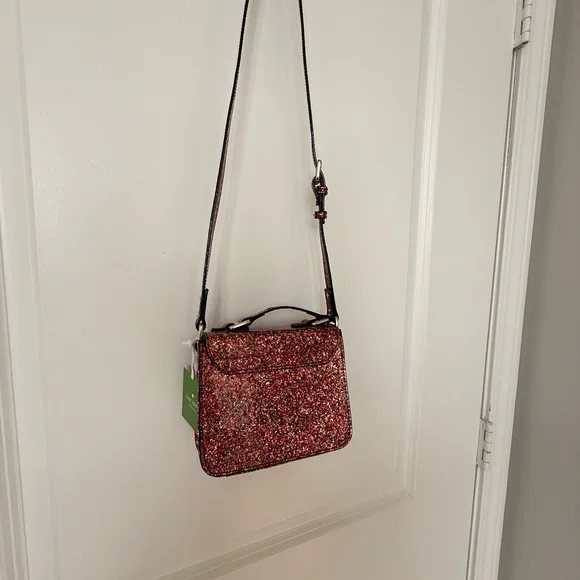 Kate Spade “Skirt the Rules” Multi Glitter Scout Bag NWT - Picture 3 of 6